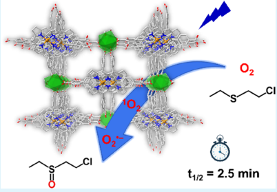 Superoxide Ion and Singlet Oxygen Photogenerated by Metalloporphyrin-Based Metal−Organic Framework...